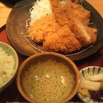 とんよし - ミックス海老フライ定食