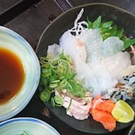 まるさん松本 - はげの刺身