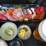 まるさん松本 - お造り定食デラックス