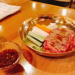 焼肉 グルマンズいとう - レアステーキ