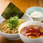 ぶしもりや めんめん - 信州辛味噌つけ麺プラス半ライス　1,000円