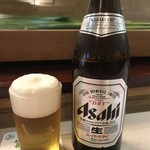 英ちゃん冨久鮓 - 最近取得した瓶ビールの注ぎ方w