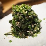 NIKUSYO taku ohira - 京春菊胡麻和え