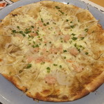 魚や一丁 - シーフードなピザ(2018.10.12)