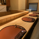 岡 - カウンター