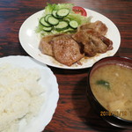 生姜焼き定食（メニュー外定食）