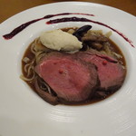 らーめん 稲荷屋 - フォン・ド・シュブルイユをグランヴヌールで(蝦夷鹿らーめん）