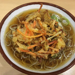 そばの神田 東一屋 - かき揚げ天ぷら蕎麦370円