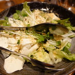 旬家 - おぼろ豆腐ゴマサラダ