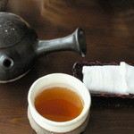 ここちカフェむすびの - ほうじ茶