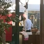 レストラン レジーナ - ピザはテラスのピザ窯で焼かれています　2018.11