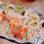 meals - 定番のヤムウンセンもいろいろな具材が調和して、旨！