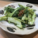 立呑処 新多聞酒蔵 - 菜の花香味オイル和え