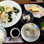 わらしべちょー茶 - 豆腐ハンバーグ定食