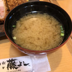 Tonkatsufujiyoshi - 味噌汁