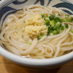 2018/11/20  うどんに天カス、生姜を投入