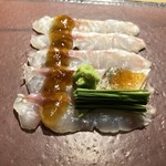 御料理 光安 - 白甘鯛の昆布じめ