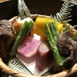 御料理 光安 - 吹き寄せ