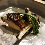 御料理 光安 - マナガツオの幽庵焼き 松茸のせ