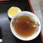 味楽 - 天津丼 スープ