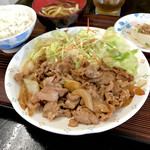 だるま食堂 - ＊焼肉定食（豚）（¥500）