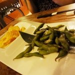Azabu-Juban KAI - お通し：ポテトチップス＆枝豆