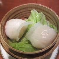 中国料理 桃林 - 私の選んだ点心は海老蒸し餃子です、勿論プリプリの蒸し餃子です。