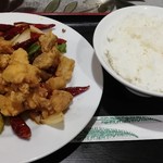 聚龍縁 - 辣子鶏￥850＋ライス￥200