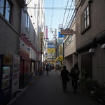 き田たけうどん - 日本橋の路地の奥にお店はある