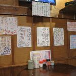 栄町 西口商店 - 壁メニュー