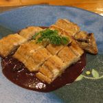 和飲食堂 - 鰻の白焼き山椒ソース