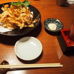僕とうどんと鰹出汁 鰹さん - するめ天 ＆ 冷酒