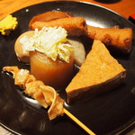 僕とうどんと鰹出汁 鰹さん - おでん盛り合わせ