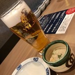 マグロ 日本酒 光蔵 - お通し¥400、利き酒60分¥1500…追加30分毎¥500