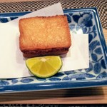 すし処 みや古分店 - 海老パン、車海老とホタテのすり身、パン