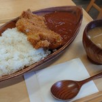 レストラン旬菜 - チキンかつトマトカレー