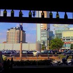 タンジェ - カウンターから高松駅、サンポートエリアを臨む