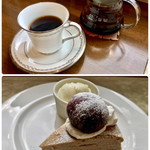 珈琲と紅茶　瑞季 - ブラジル ７００円
ゴロゴロ和栗のチーズケーキ ７００円