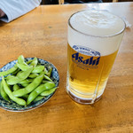 膳所 - 生ビール 枝豆付き