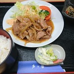 Resutorantotoro - しょうが焼き定食 950円