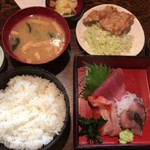 串エ門 - さしみ定食！
            ご飯の量が多い