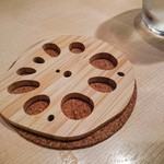赤坂蓮の庭 - 蓮根のコースター