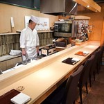 赤坂蓮の庭 - カウンター席