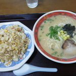お食事処いよ家 - ラーメンセット６５０円