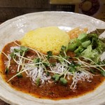 SPICY CURRY 魯珈 - 酸味をぎゅんと効かせた♪しらすと大根のカレー