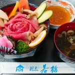 割烹　若鮨 - ローストビーフ丼