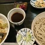 Goma Soba Do Koro Yuu Duru - えび天丼セット880円、そば大盛100円
