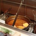 てんぷら　成生 - 安納芋の途中経過(笑)
      めっさ長風呂ですね(笑)