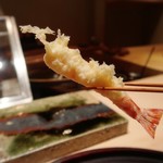 てんぷら　成生 - 車海老の本体(笑)