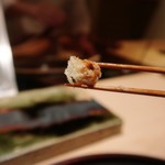 てんぷら　成生 - 車海老のミソです！